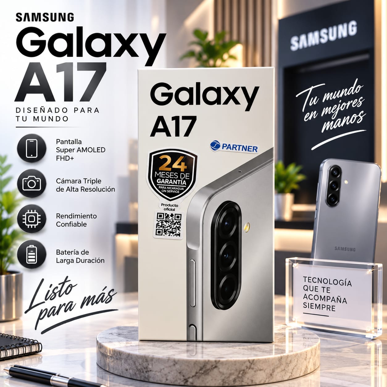 Samsung Galaxy A17 Gray 4GB+128GB